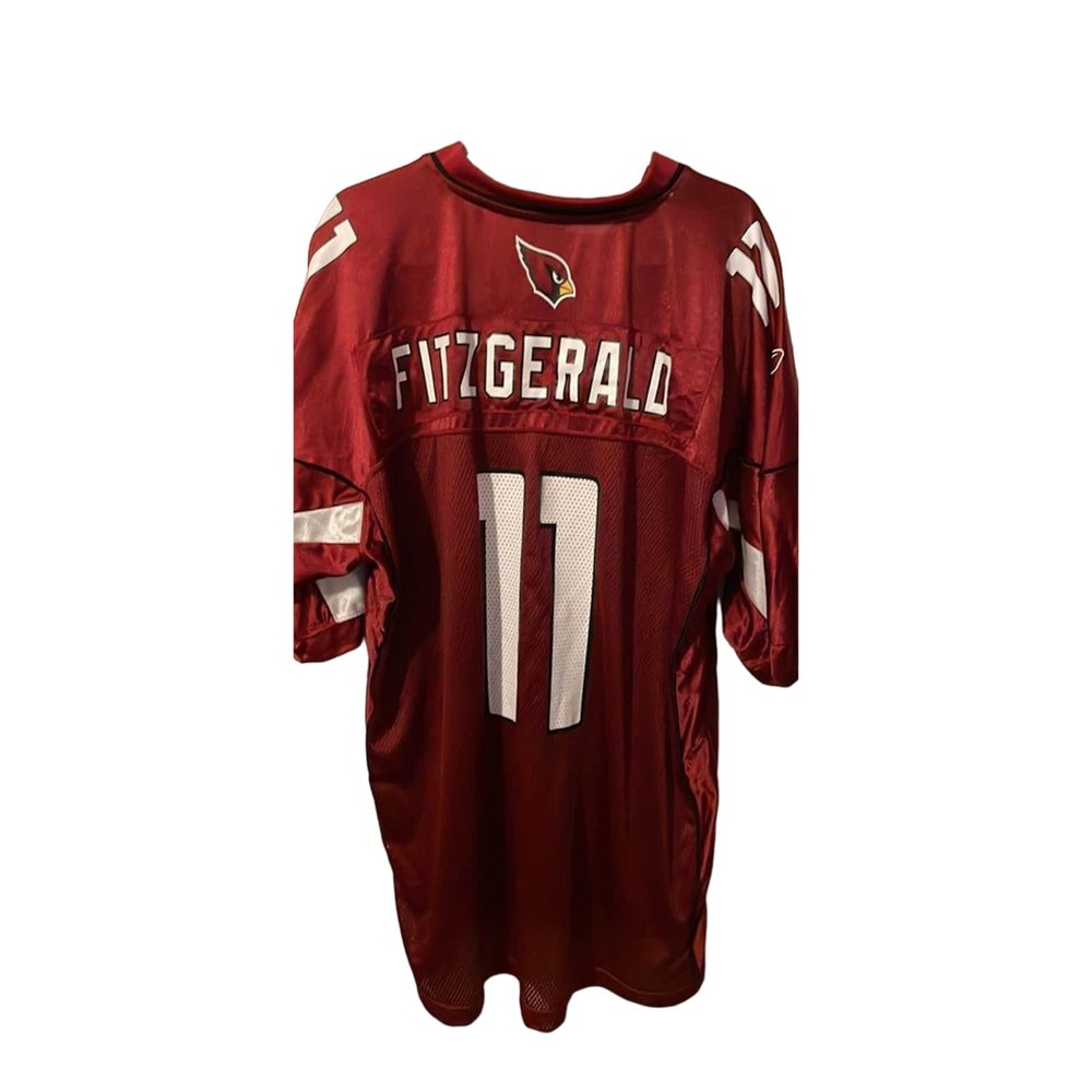 NWOT Larry Fitzgerald NFL Football St. Louis Cardinals XL Reebok On Field Jersey
